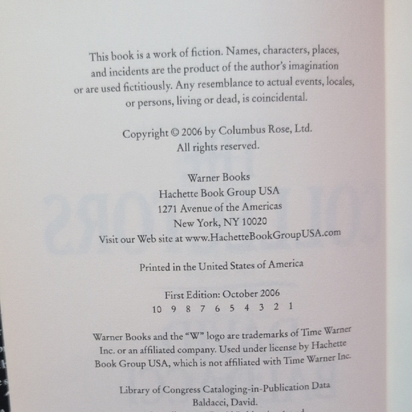 The Collectors by David Baldacci Hardcover - Picture 2 of 3